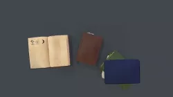 Stylized Alchemist Books Low-poly 3D models Low-poly 3D model