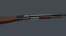 Stylized Pumpaction Shootgun 3D model