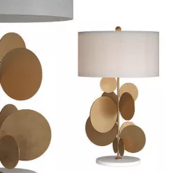 Table lamp Lampe Pastille No 373 3D model