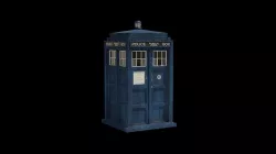TARDIS from Doctor Who 3D model