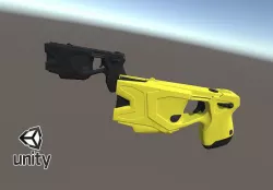 Taser X2 game ready model - black and yellow Low-poly 3D model