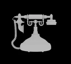telephone 3D model
