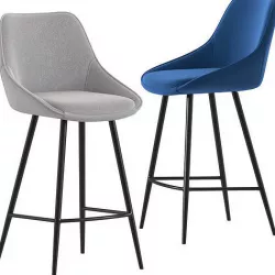 Temple and Webster Nappa Stool 3D model