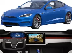 Tesla model S PLAID 2021 3D model