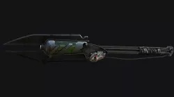 Toxic Spear-Axe Low-poly 3D model