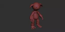 Troll cyclop toon 3D model