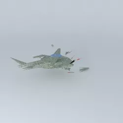 UN task force alpha-UAV command unit  Peacemaker MK II airborne 3D model