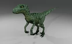 Velociraptor Dinosaur - Dinossauro Low-poly 3D model