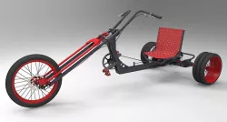 Velomobile-trike 3D model