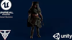 Viking Berserker - Game Ready Low-poly 3D model Low-poly 3D model