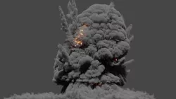 Volcano Explosion 3D model