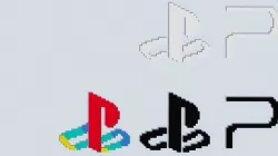 Voxel PS Logo Set Low-poly 3D model