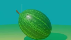 Watermelon Low-poly 3D model