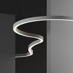 Wave and Line Hanging Lamps by Forstlight 3D model