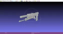 Westinghouse M95A1 Phased Plasma Rifle OBJ  3D model