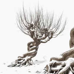 Willow old tree 3D model