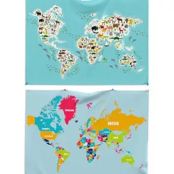 World maps 3D model