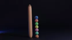 Worm and Caterpillar Cartoon 3D model