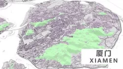 Ximen Amoy City Building White Models Terraces Terrain 3D model