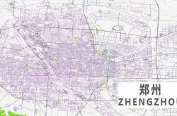 Zhengzhou City  Building White Models Terraces Terrain  3D model
