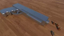 3D gun  3D model