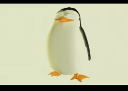 3D Skipper Penguin From Penguins Of Madagascar 3D model