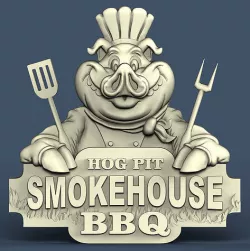 3d STL model for CNC bbq  3D model