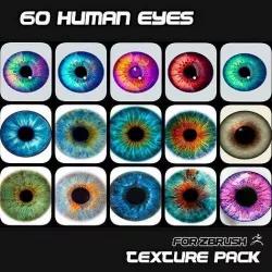 60 HUMAN EYES PACK TEXTURES Texture