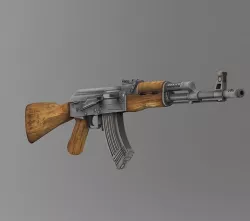AK47 Rifle 3D model