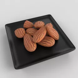 Almond 3D model