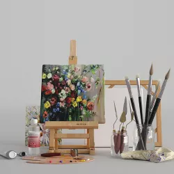 Artist set 3D model