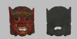 Bali wall mask  3D model