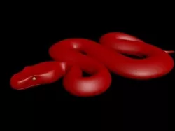 ball python STL 3D model