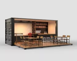 Bar Grill Container Cafe 3D model