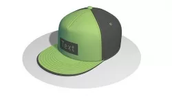 Baseball cap 3D model