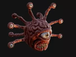 Beholder Low-poly 3D model