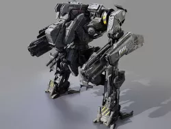 BH-Warrior Mech 3D model