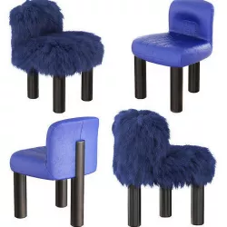 Botolo High Armchair 3D model