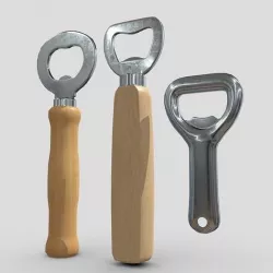 Bottle Opener Pack Low-poly 3D model