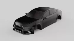 car rs7  3D model