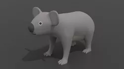 Cartoon Koala 3D model