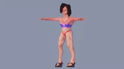 Caslet Low-poly 3D model