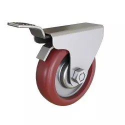 Caster wheel industrial 3D model