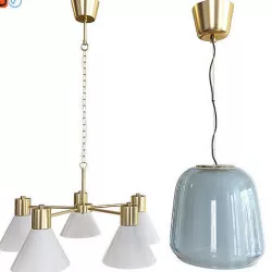 Chandelier pendant ceiling lamp  EWEDAL FLUBBU 3D model