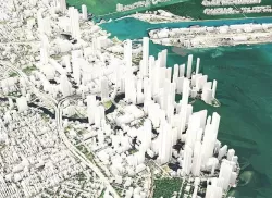 City Miami Florida USA cityscape 3D model