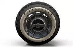 Classic car highpoly wheel 3D model