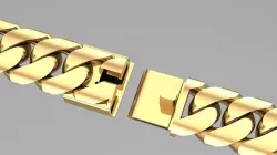 cuban chain stl 3D model