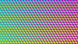 Cube Grid in CMYK Color Scheme 3D model