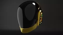 Daft Punk - Guy Manuel 3D Helmet 3D model