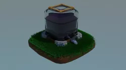 Dark Elixir Storage 3D model